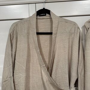 Women's Tan Jumpsuit